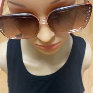 Polycarbonate Designer Lenses mauve.brownish Sunglasses.- Shades